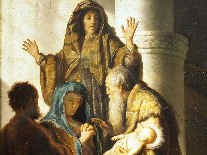 Jesus is presented at the Temple