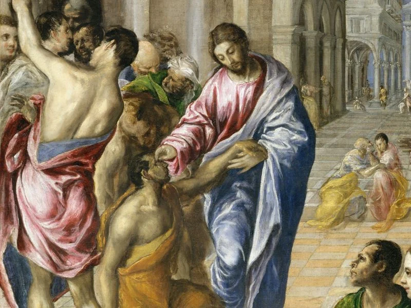Jesus Heals a Blind Man